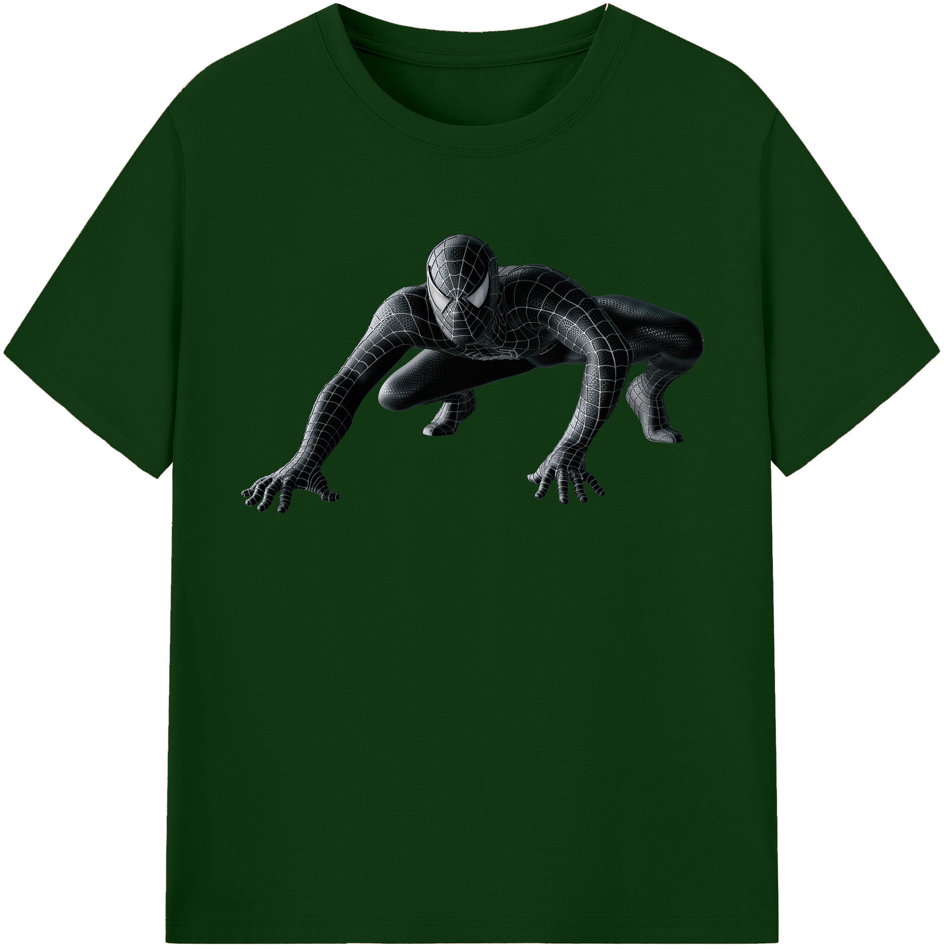 （画像用） Spider Man スパイダーマン 綿100％半袖Tシャツ（フロントプリント）